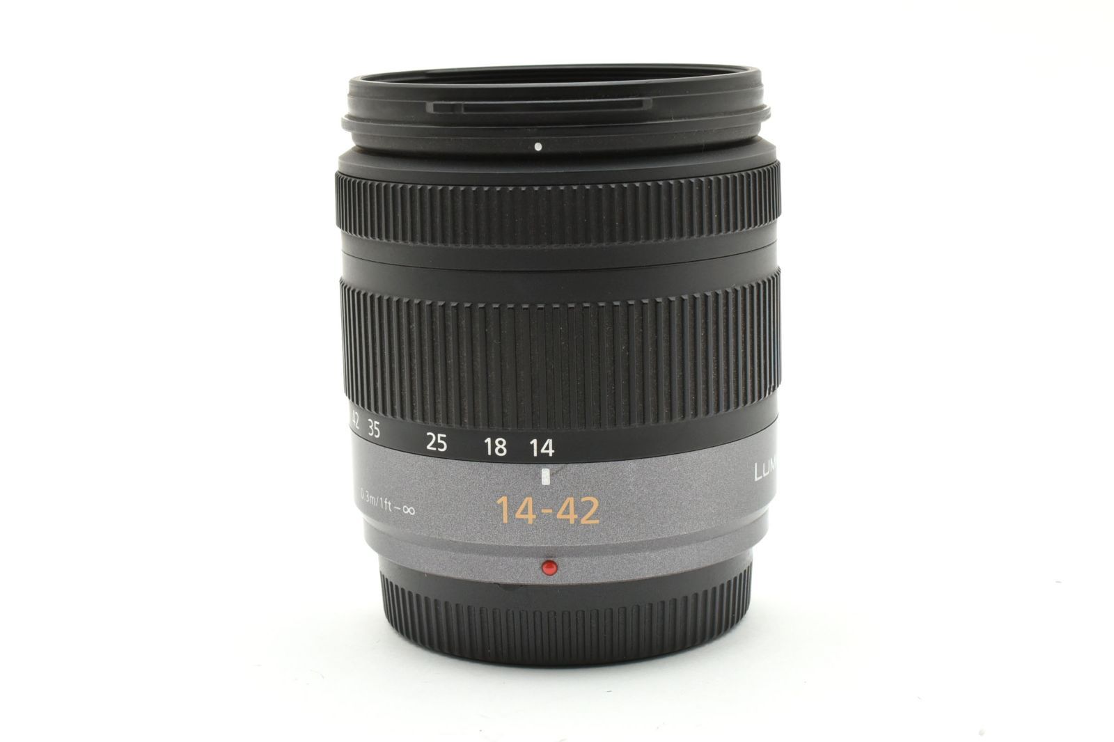  超 パナソニック H- レンズ G Vario 14-42 mm f 3.5-5.6 ブラック フード フィルター付 Panasonic 416 レンズ(ズーム) カメラ