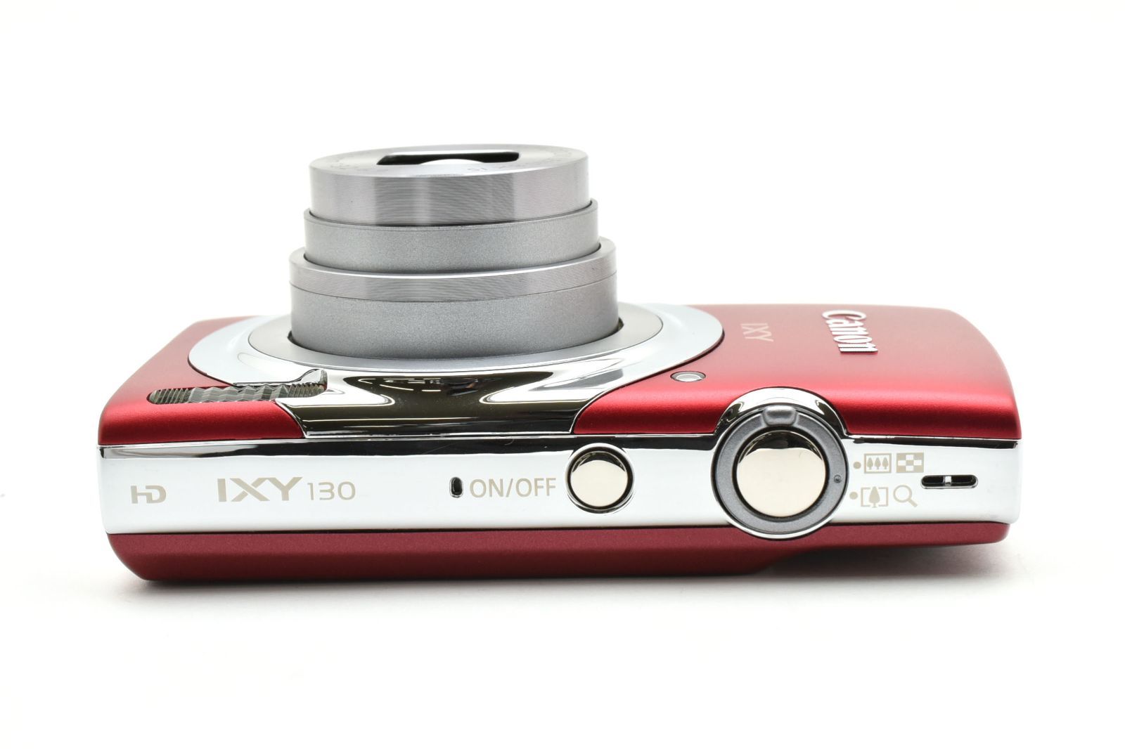 超美品 キヤノン IXY130 コンパクトデジタルカメラ レッド Canon 412