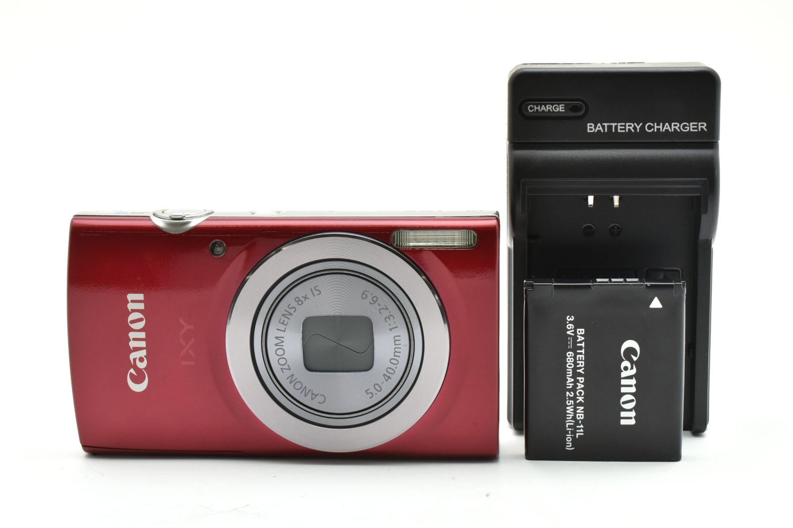 超 キヤノン IXY160 コンパクトデジタルカメラ レッド Canon 411