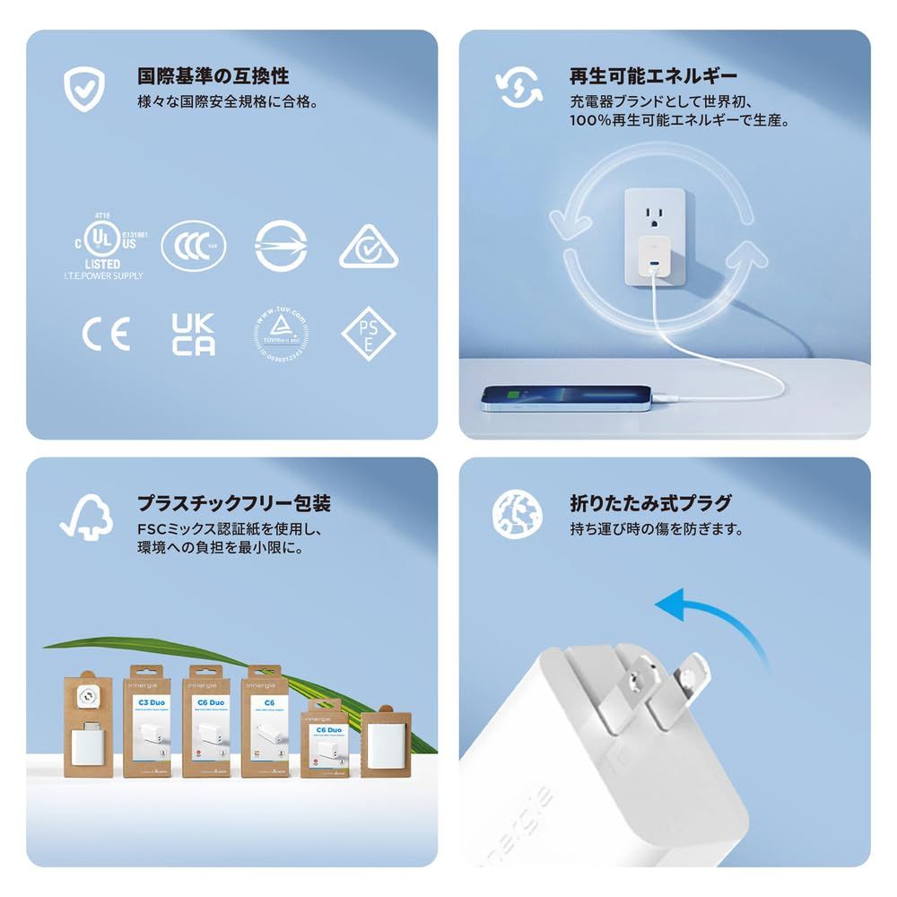 最新のスマートIC技術であらゆるデバイスの に最適な充電を提供