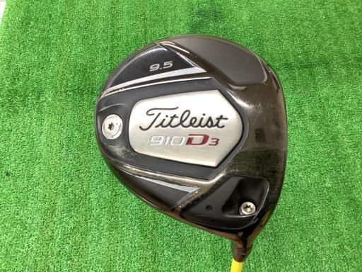 タイトリスト 910 D3 9.5° ドライバー DR ATTAS 3 6 フレックスS メンズ 男性用 右利き 右用 Cランク ゴルフクラブ