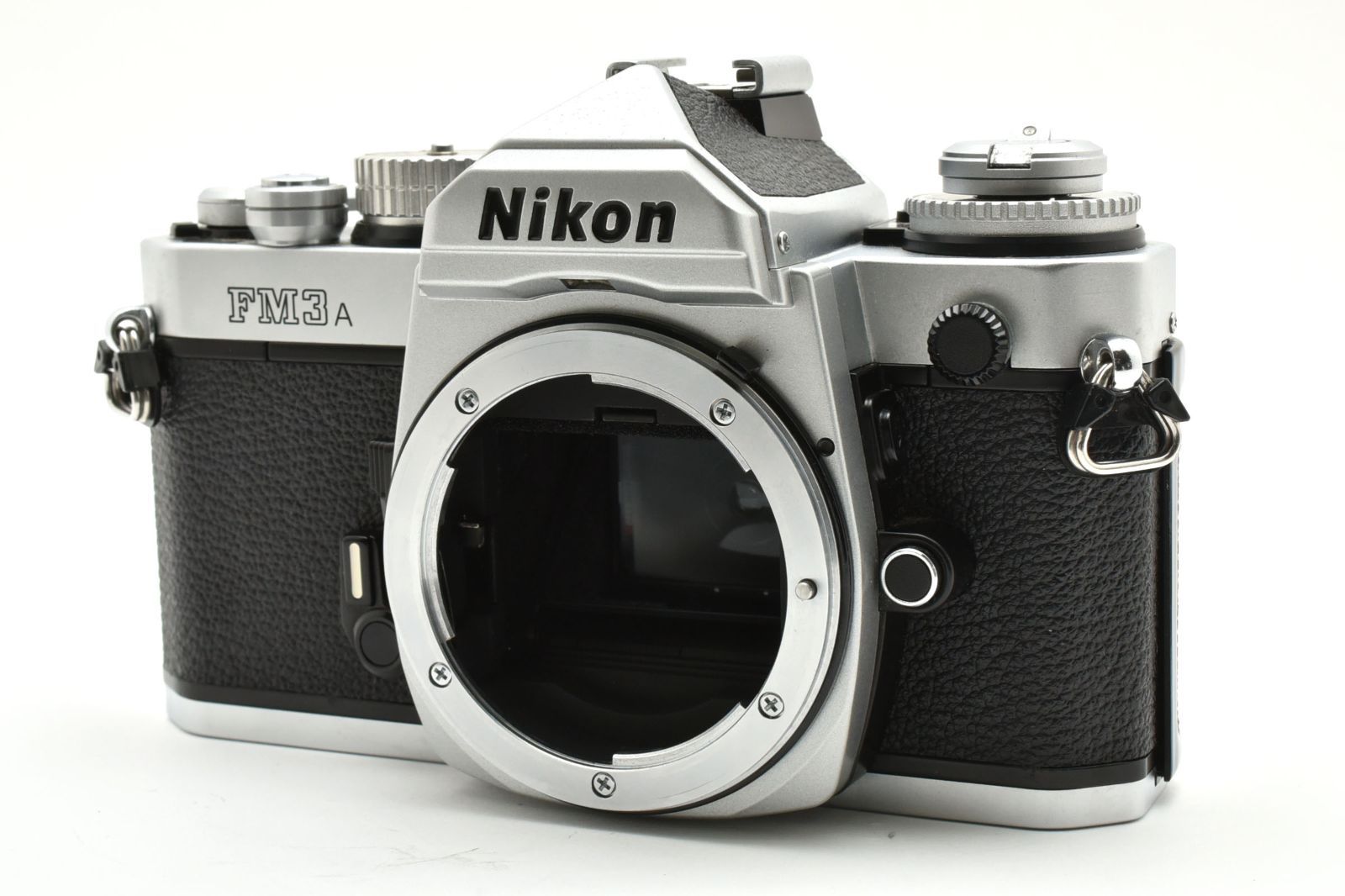 ニコン FM 3 A 35 mm 一眼レフフィルムカメラボディ MF 16 データバック付き シルバー Nikon 410