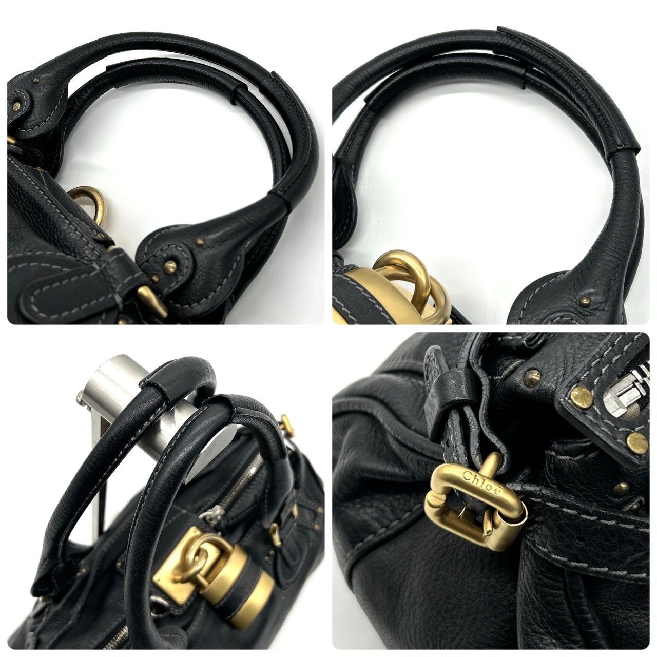 正規品 美品 Chloe クロエ パディントン ハンドバック 黒 レザー Y2K 楽天市場】【バッグ】Chloe クロエ パディントン ミディアム