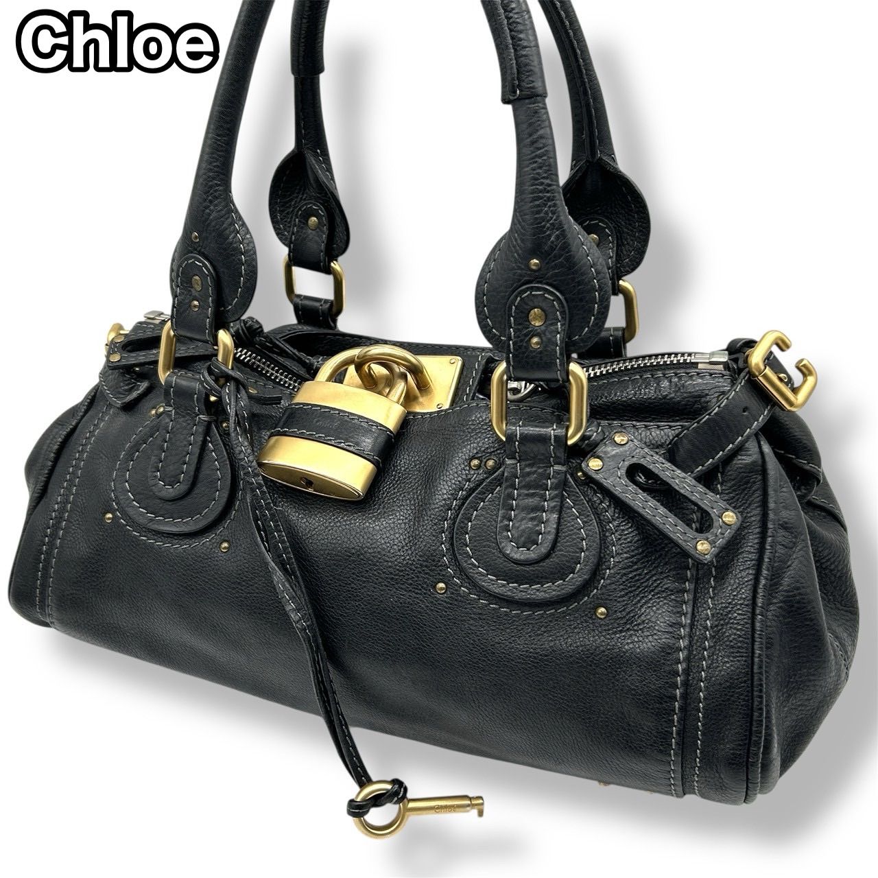 Chloe クロエ パディントン ハンドバッグ ブラック Paddington トート