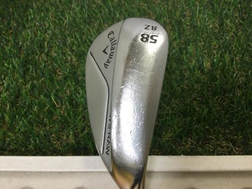 キャロウェイ JAWS RAW クロムメッキ 58° 08°Z ウェッジ WG Dynamic G フレックスS メンズ 男性用 右利き 右用 Dランク ゴルフクラブ