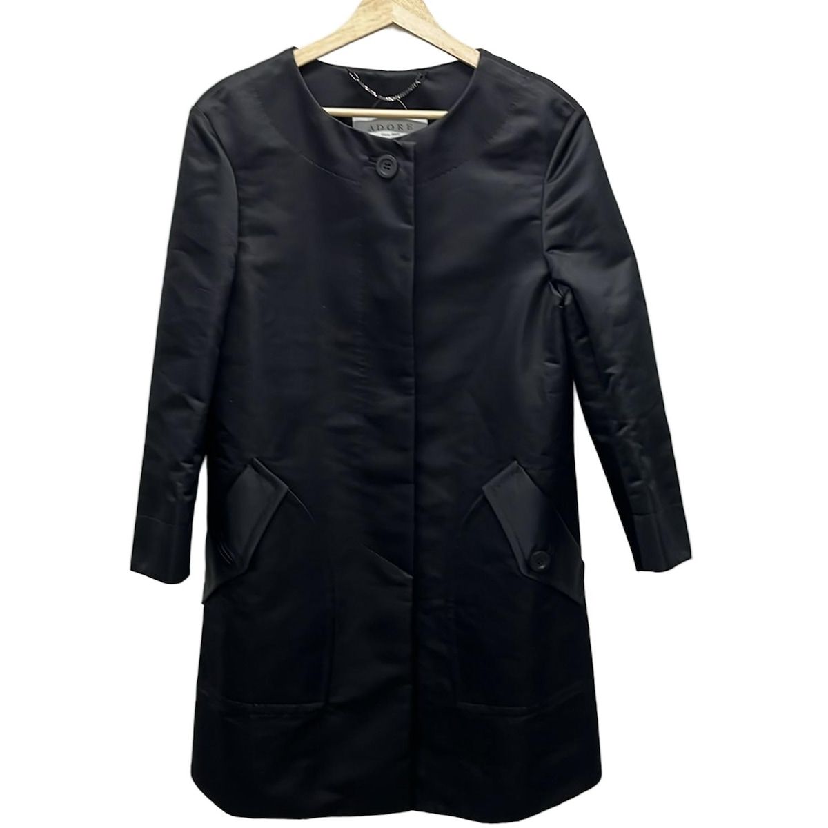 ADORE アドーア コート サイズ36 S レディース - 黒 長袖 秋 春