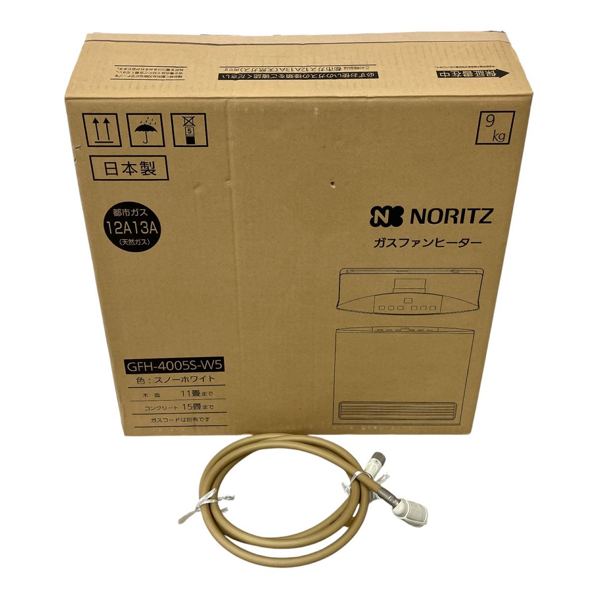 NORITZ ノーリツ GFH-4005S-W5 ガスファンヒーター 都市ガス用 2019年 家電 暖房 M10582917