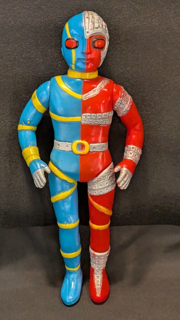 タカトク キカイダー 50年前当時物キカイダーソフビ タカトク