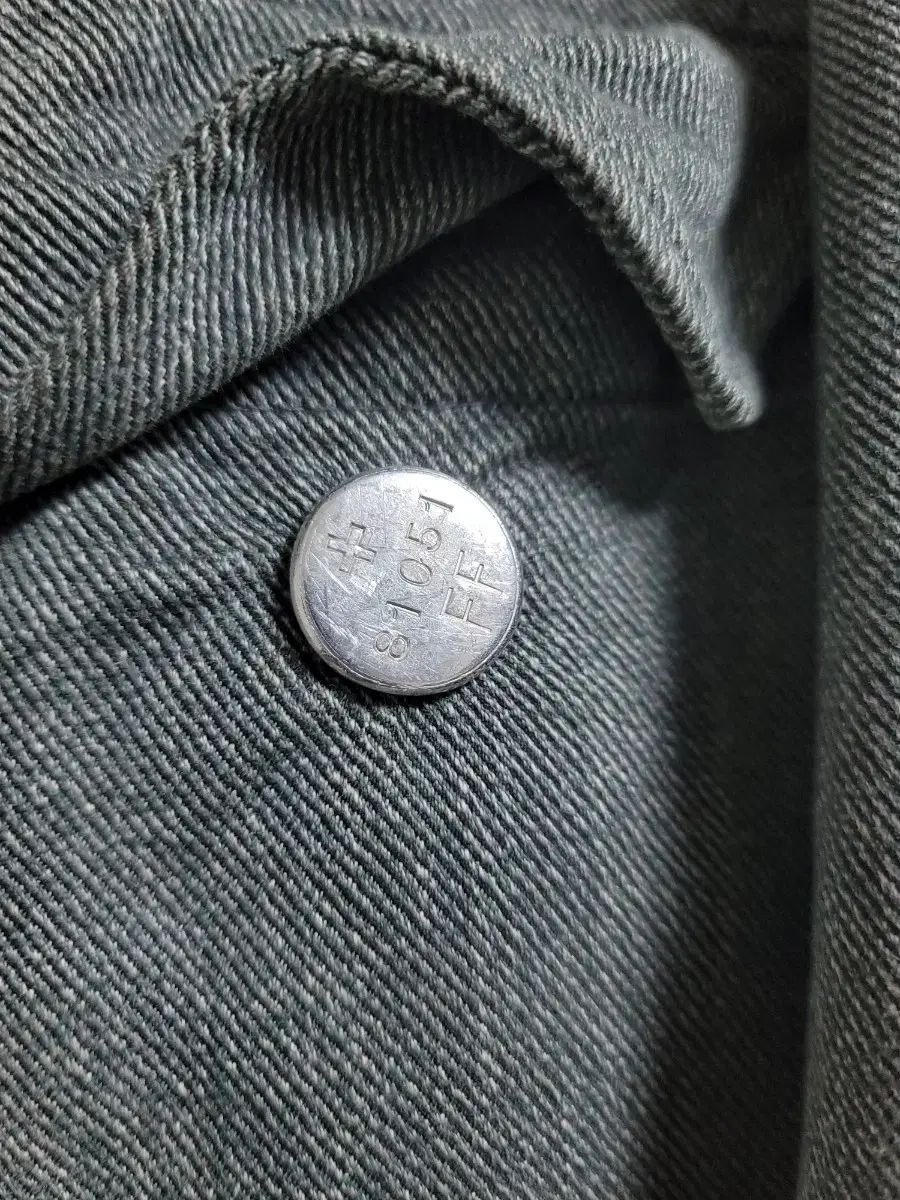着用画像 40 50年代 ヴィンテージ スイス軍 FREEZE プリズナー デニム