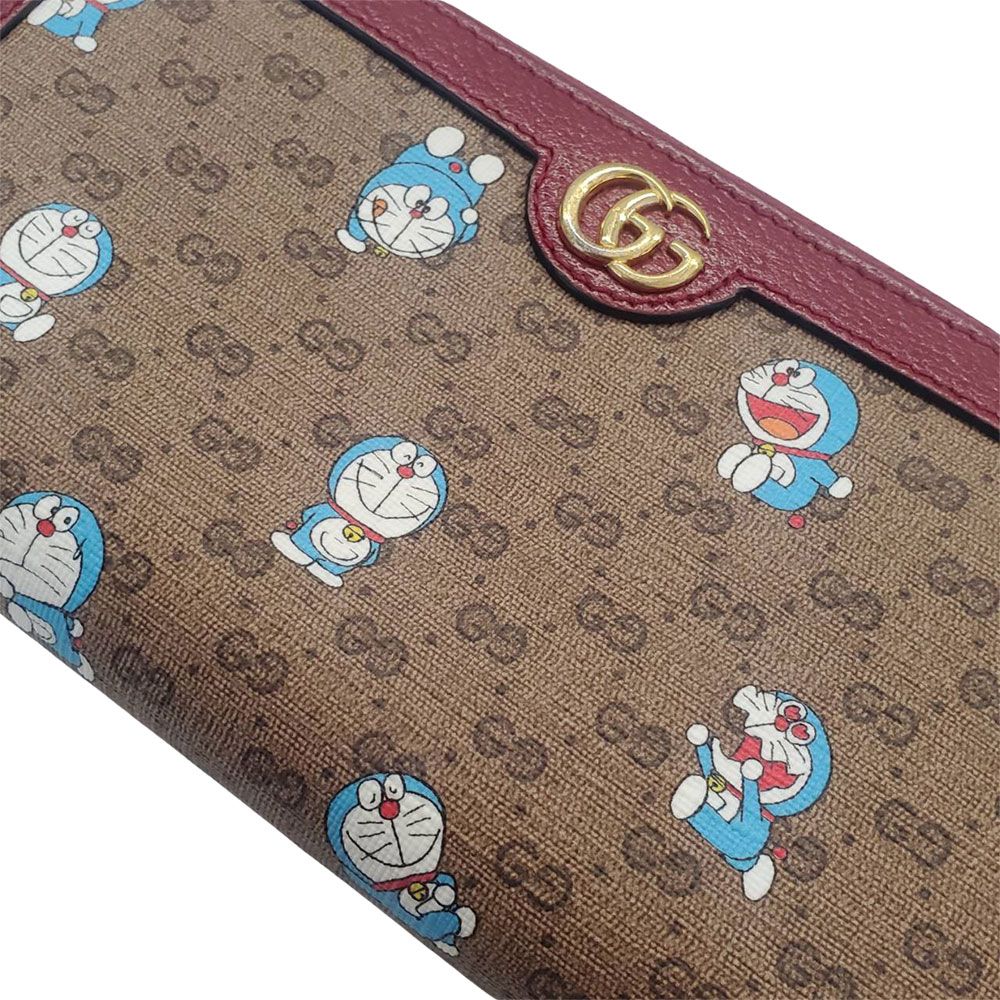 グッチ GUCCI 財布 レディース ブランド ドラえもん 長財布 PVC
