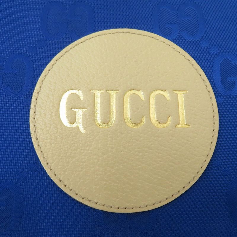 瀬戸大橋店 GUCCI グッチ クラッチバッグ GGナイロン オフ ザ グリッド 625598･2184 ブルー 122