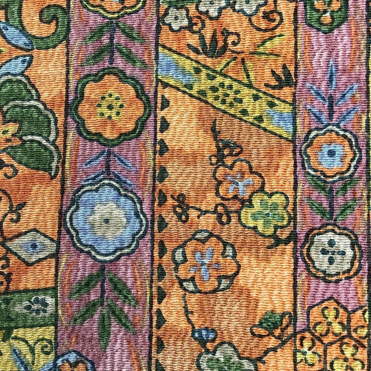 5777］名古屋帯 花唐草文様 全通 縮緬 正絹 着物 - メルカリ