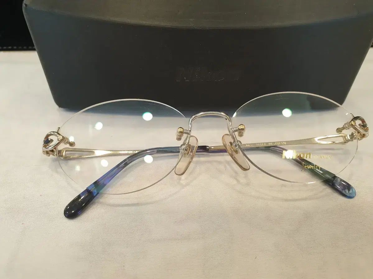 日本輸入 ニコン フチなし メガネ