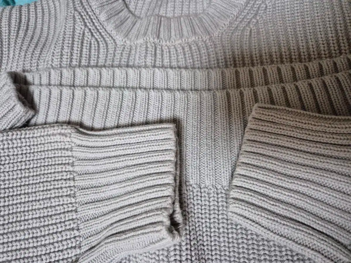 XL YUNION BLUE ユニオンブルー LAUNDRY コットン ニット STEEL BLUE KARIMZIABAT_FR