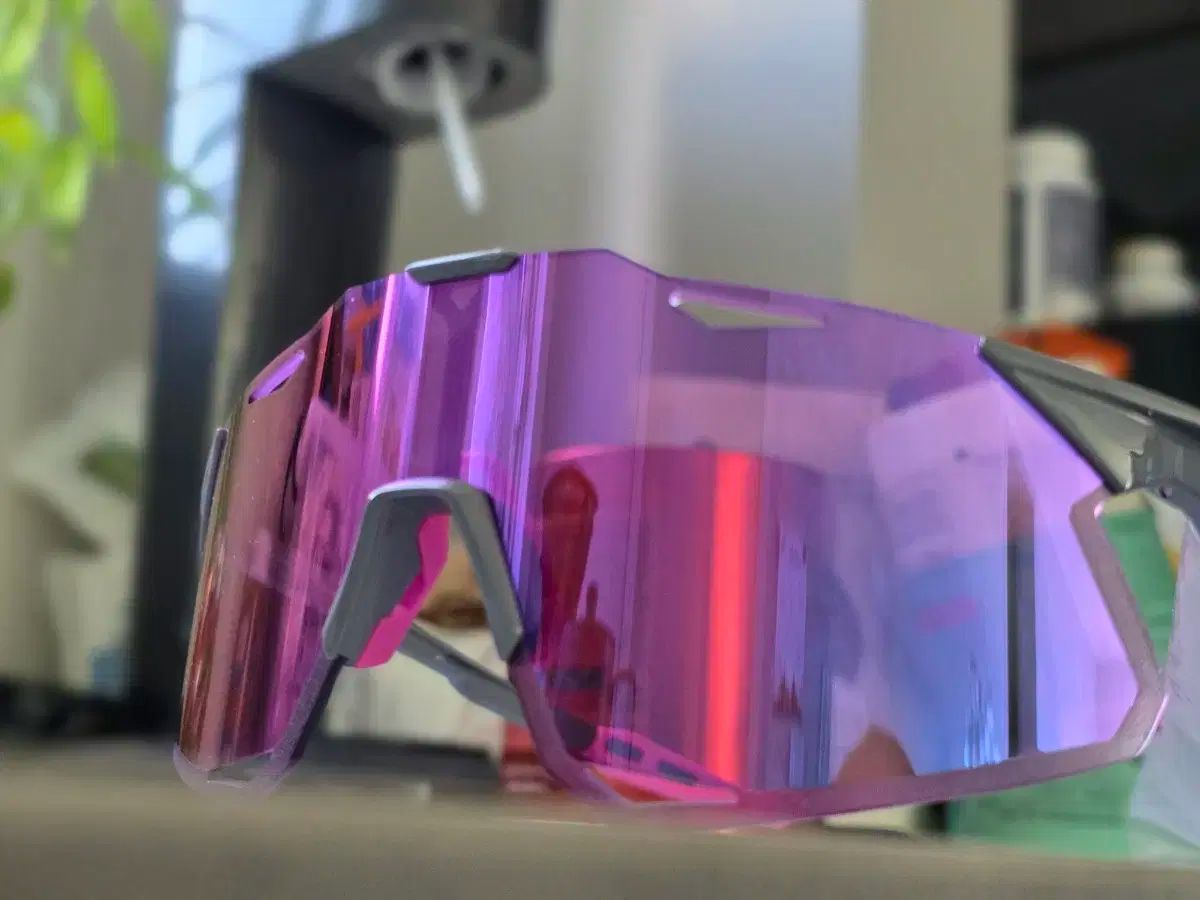 ハイパークラフト ランニング ゴーグル サングラス ピンク レンズ