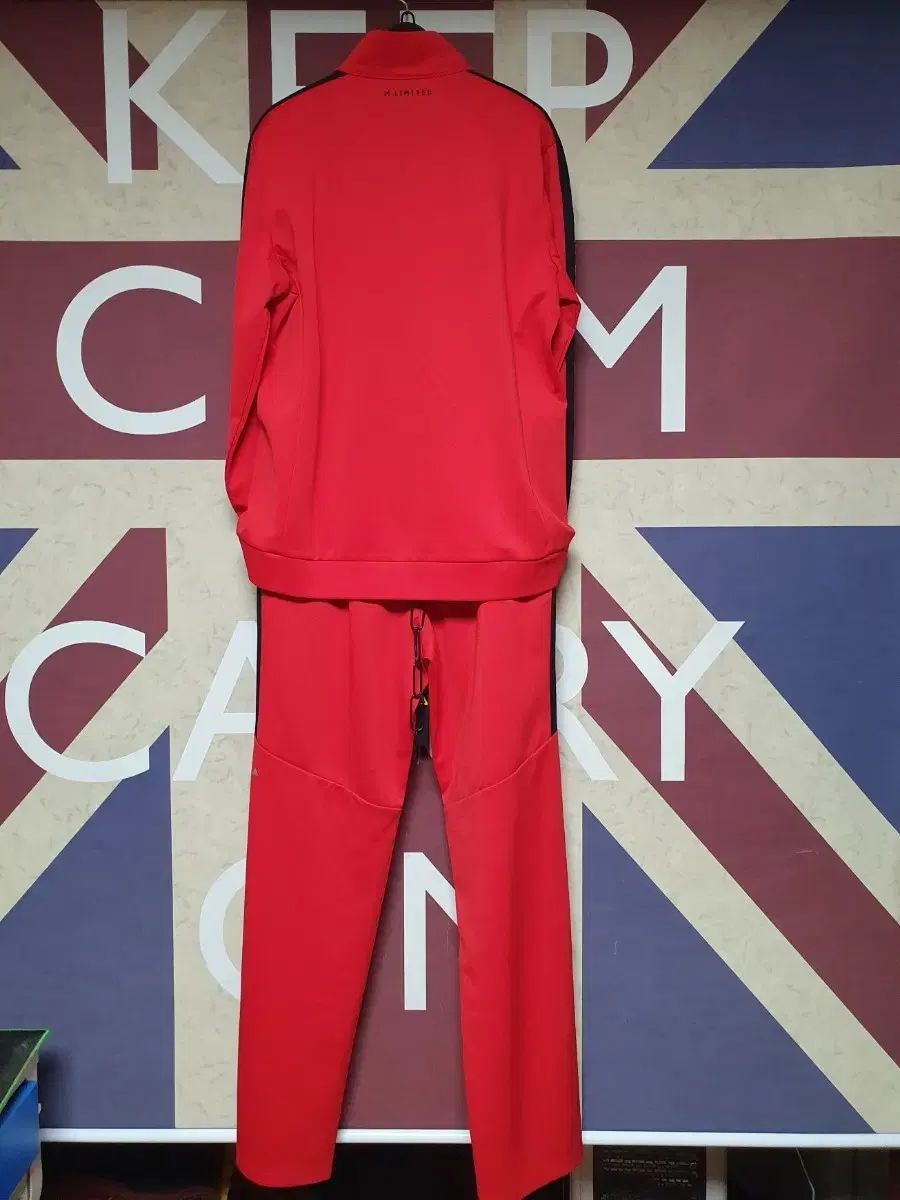 エムリー リミット レディース トレーニングウェア セット ジャケット パンツ L サイズ レッド