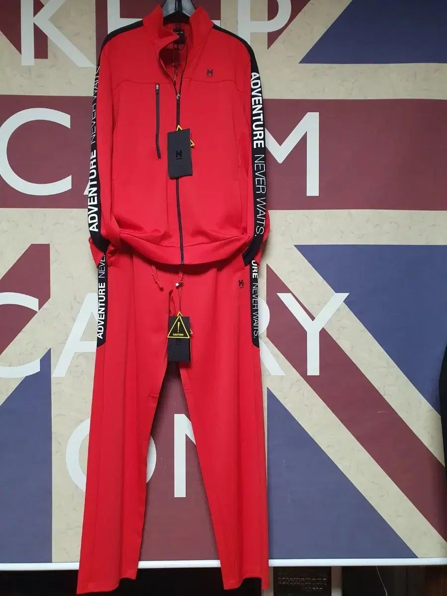 エムリー リミット レディース トレーニングウェア セット ジャケット パンツ L サイズ レッド