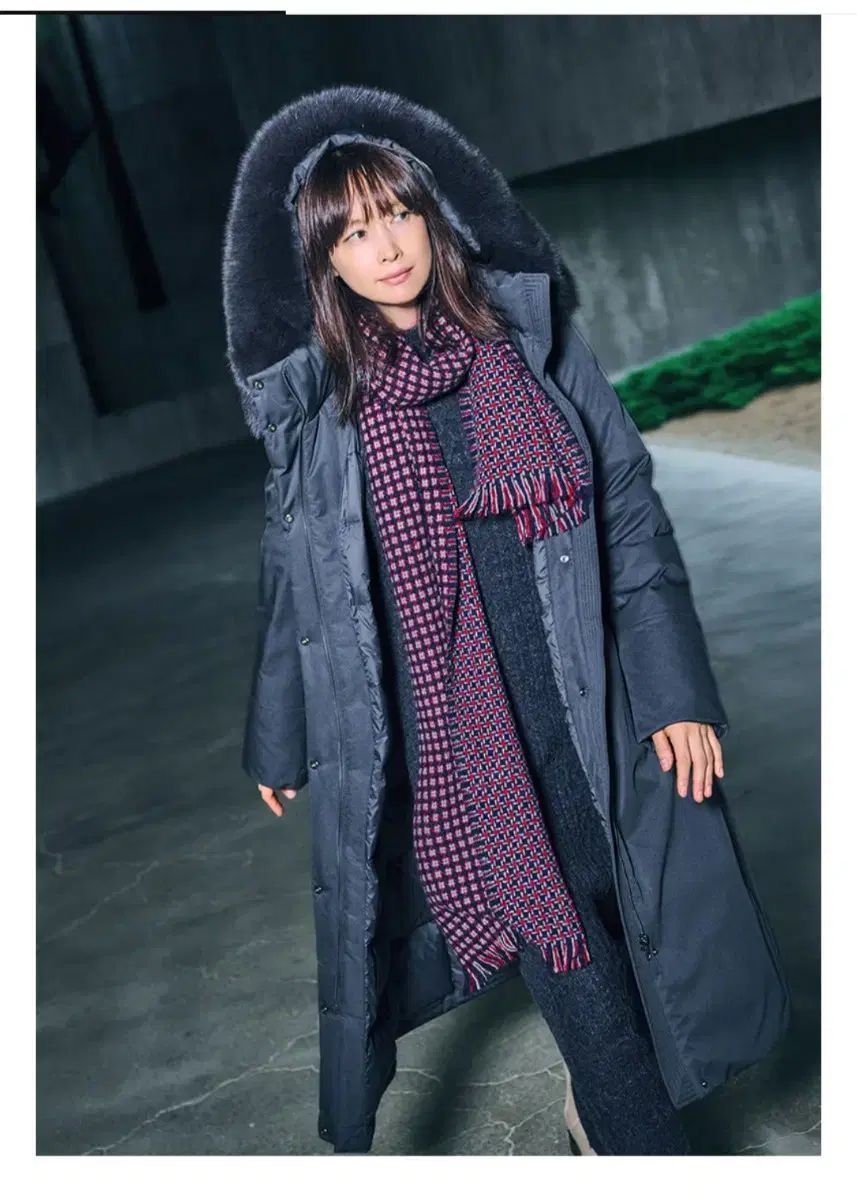 ウールカシミア リバーシブル マフラー