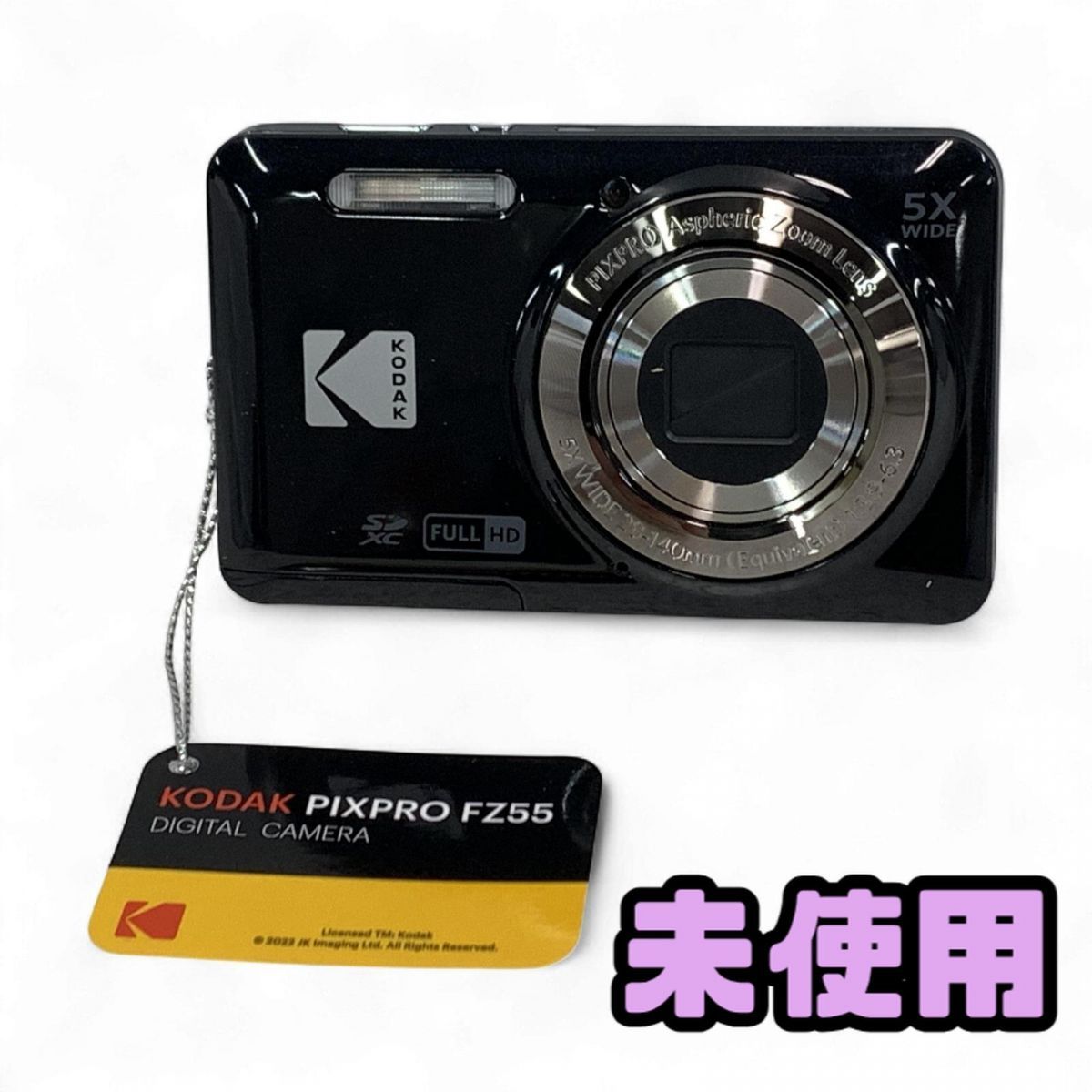 コンパクトデジタルカメラ KODAK コダック PIXPRO ブラック FZ55-BK AMK871123相
