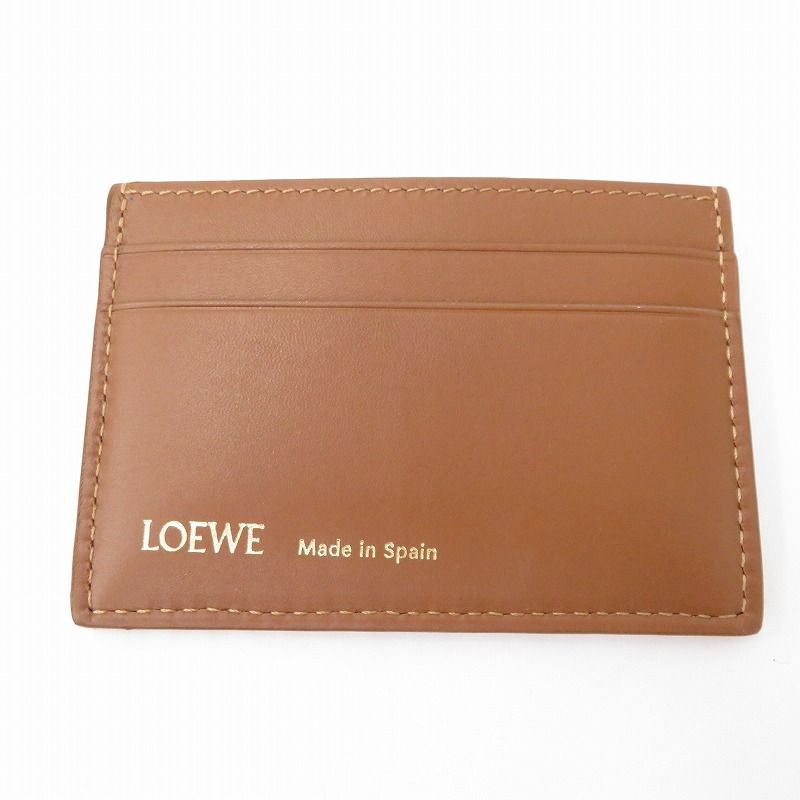 瀬戸大橋店 LOEWE ロエベ カードケース アナグラムジャガード プレーン カードホルダー C604322X02 ブラウン 125