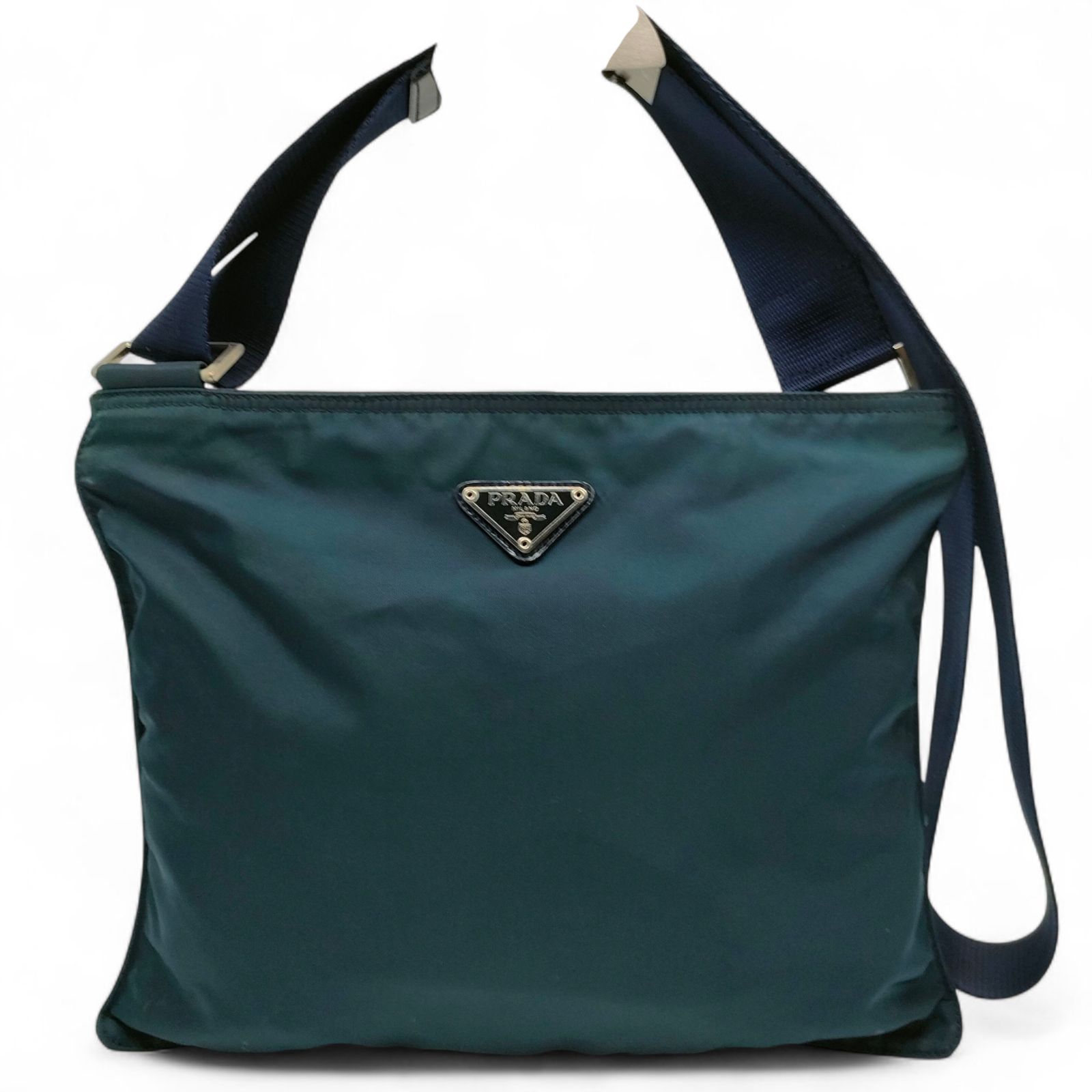 PRADA ナイロン スクエア マチ無 サコッシュ ショルダーバッグ プラダ 