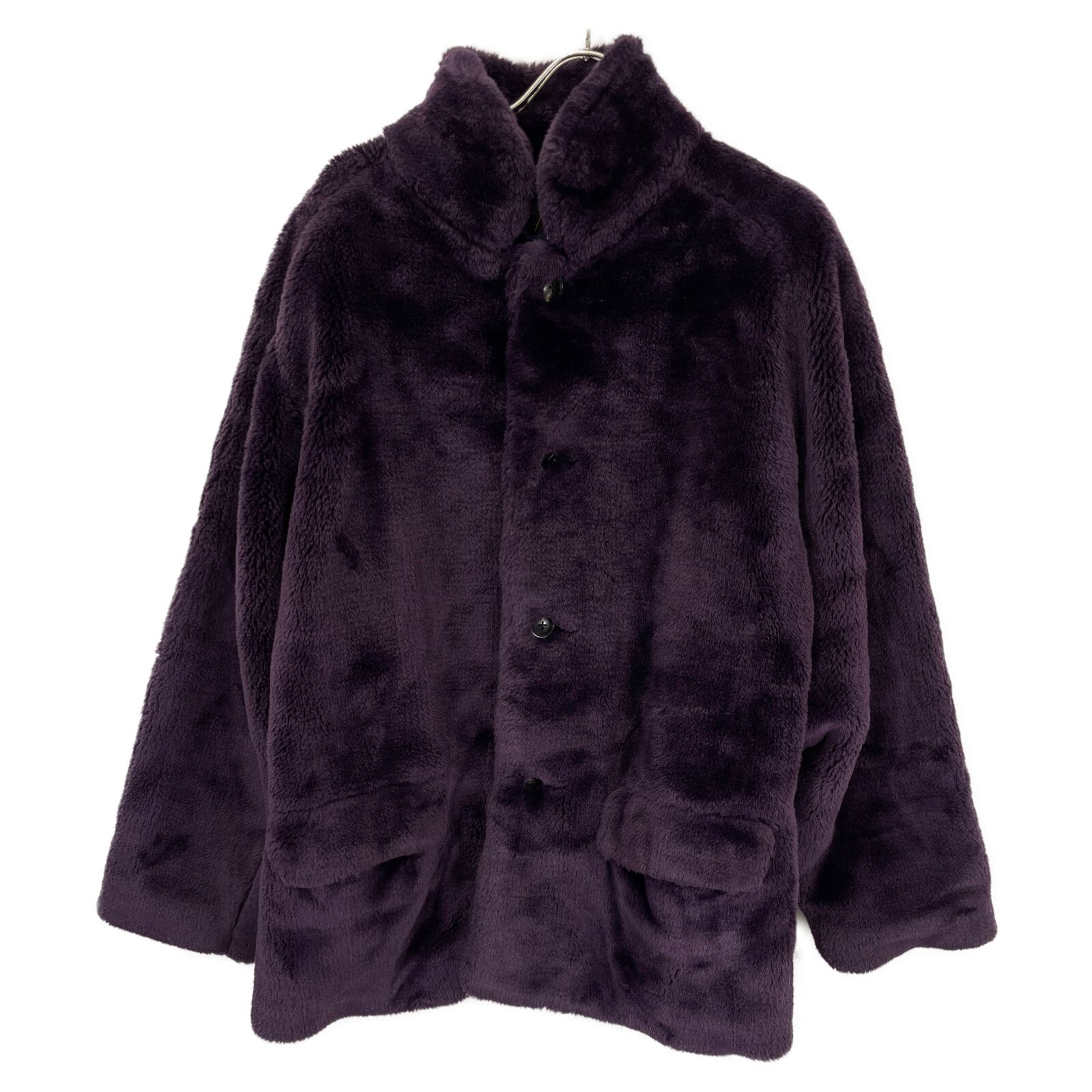 Lサイズ！Needles レオパードファーハット パープルカラー needles