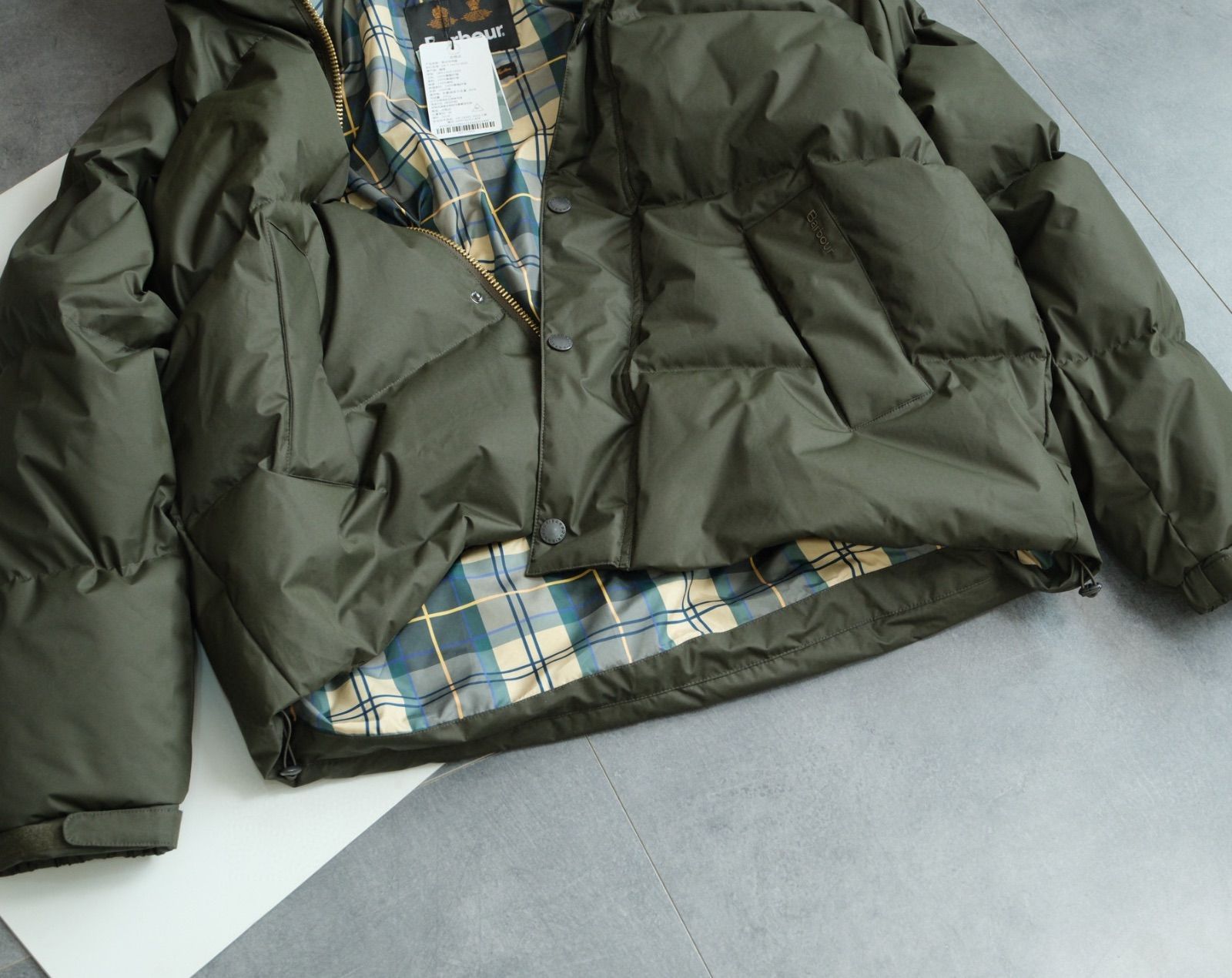 Barbour Oversized Transport Puffer Jacket バブアー オーバーサイズ トランスポート パファージャケット KANDAIZUMI_COM