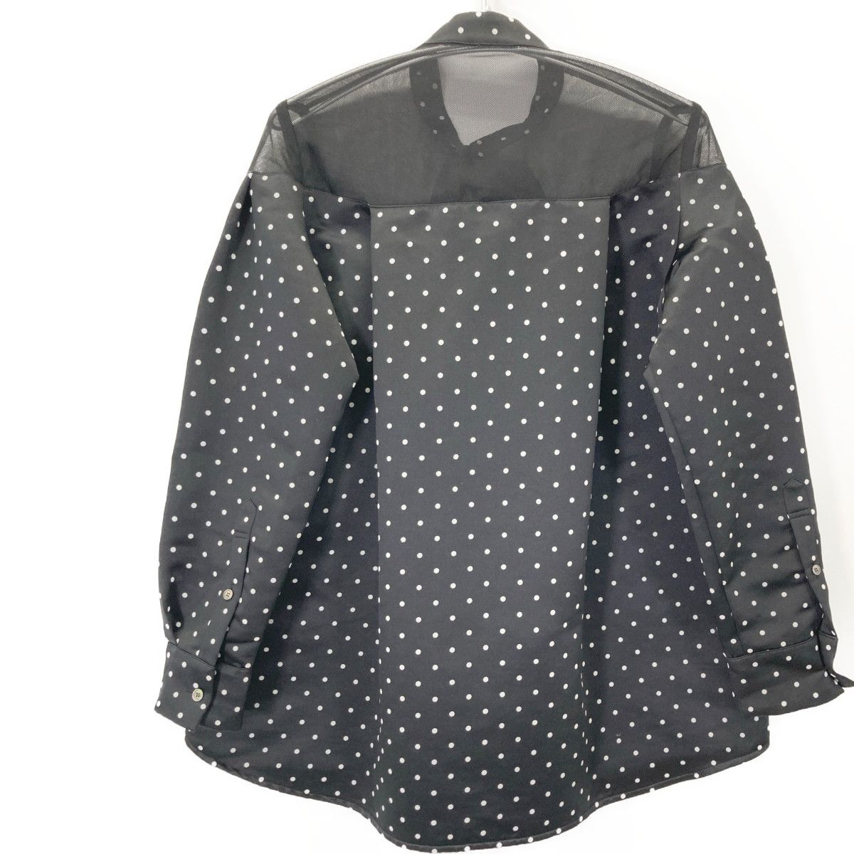 ﾄﾞｯﾄ柄ﾘﾎﾞﾝｼｬﾂ