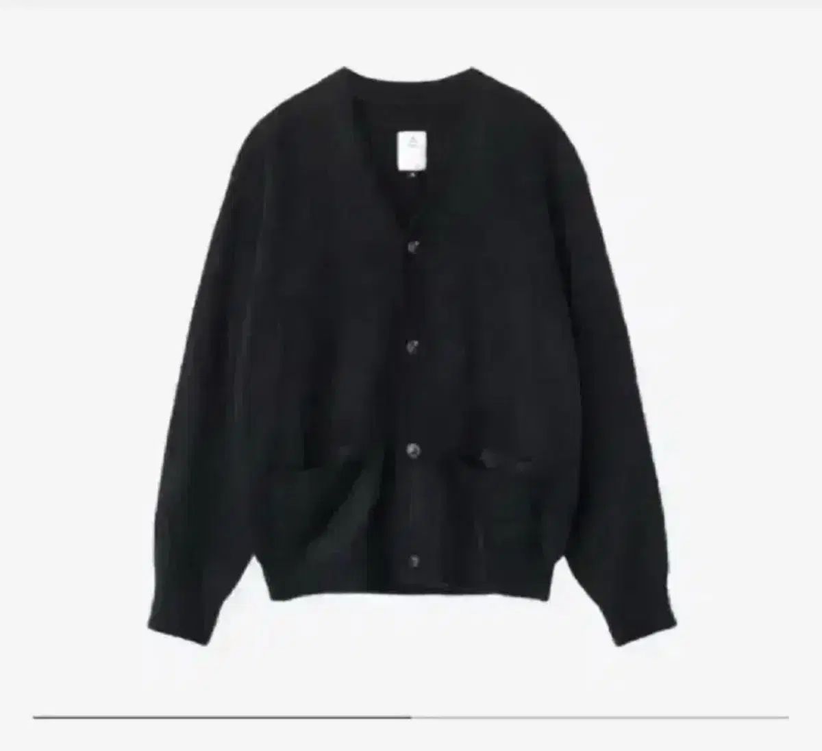 4 ポリテル モヘア カーディガン ブラック