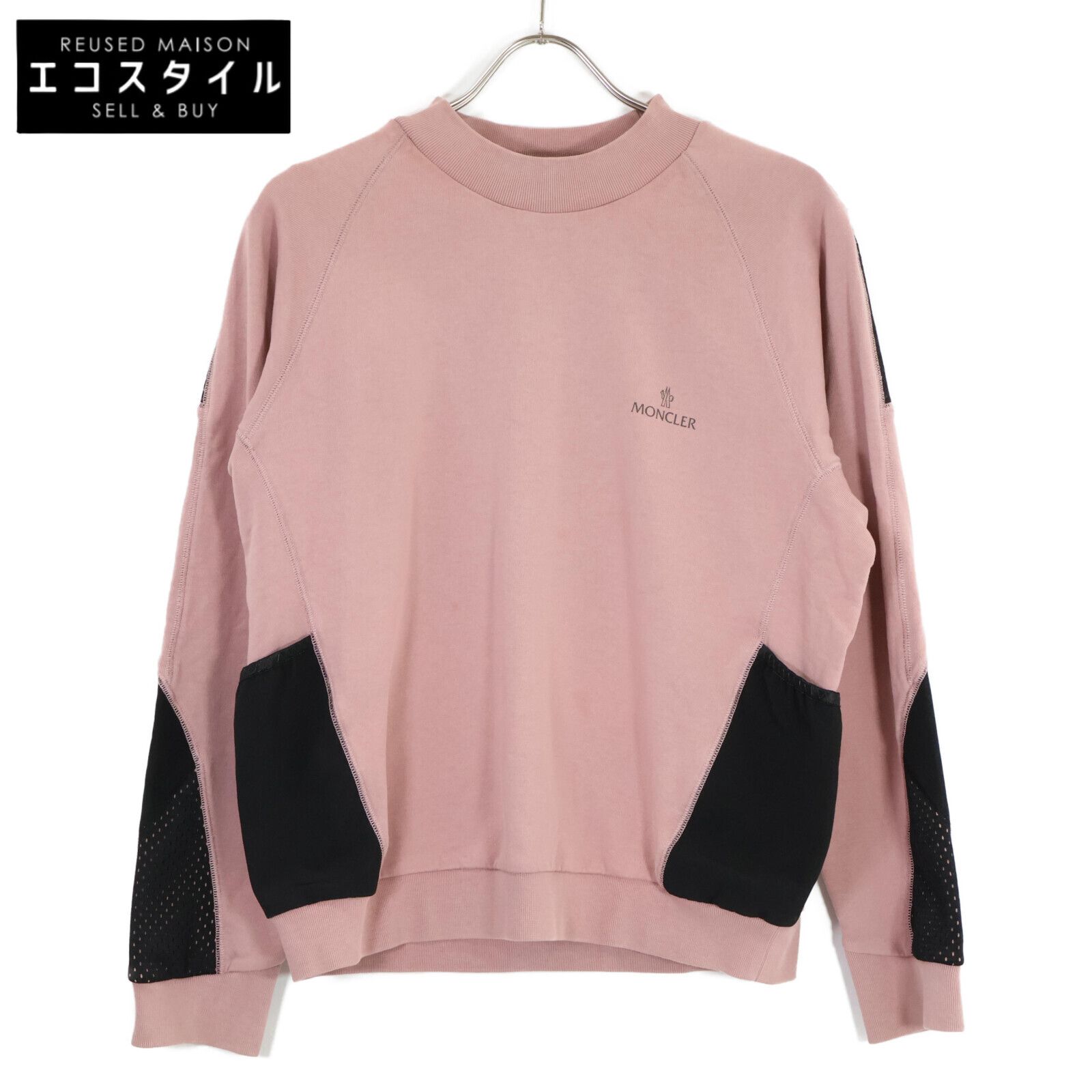 MONCLER モンクレール 21年 ﾋﾟﾝｸ ﾄﾚｰﾅｰ S