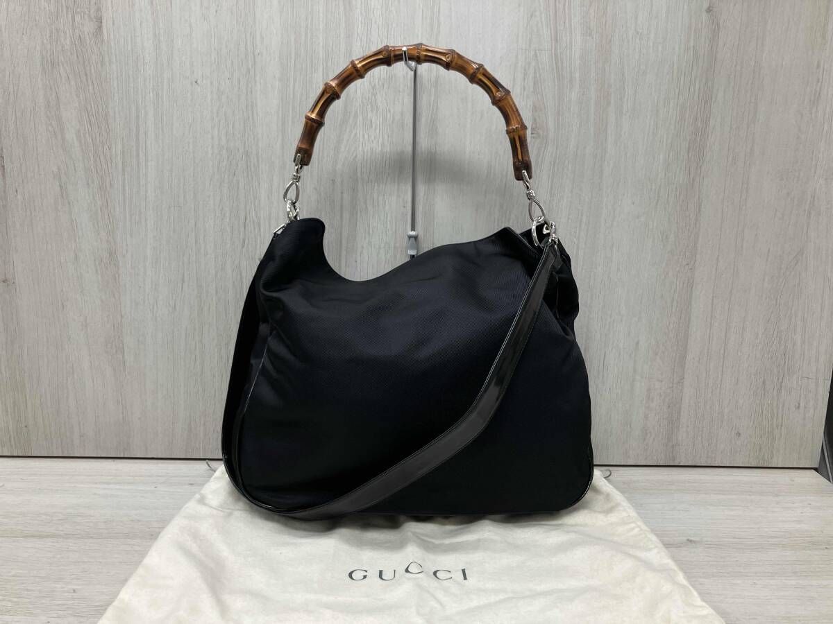 GUCCI バンブー 001 1705 1577 2 WAYバッグ バッグ