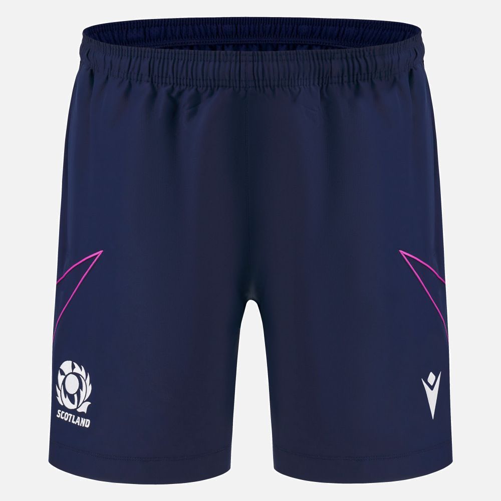 マクロン ラグビー スコットランド代表 2025 2026 バミューダ ショートパンツ 紺 ネイビー 公式モデル 日本未発売