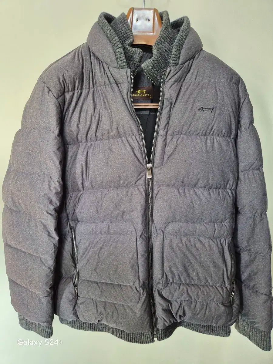 ルイカステル メンズ ダウン アウター グレー
