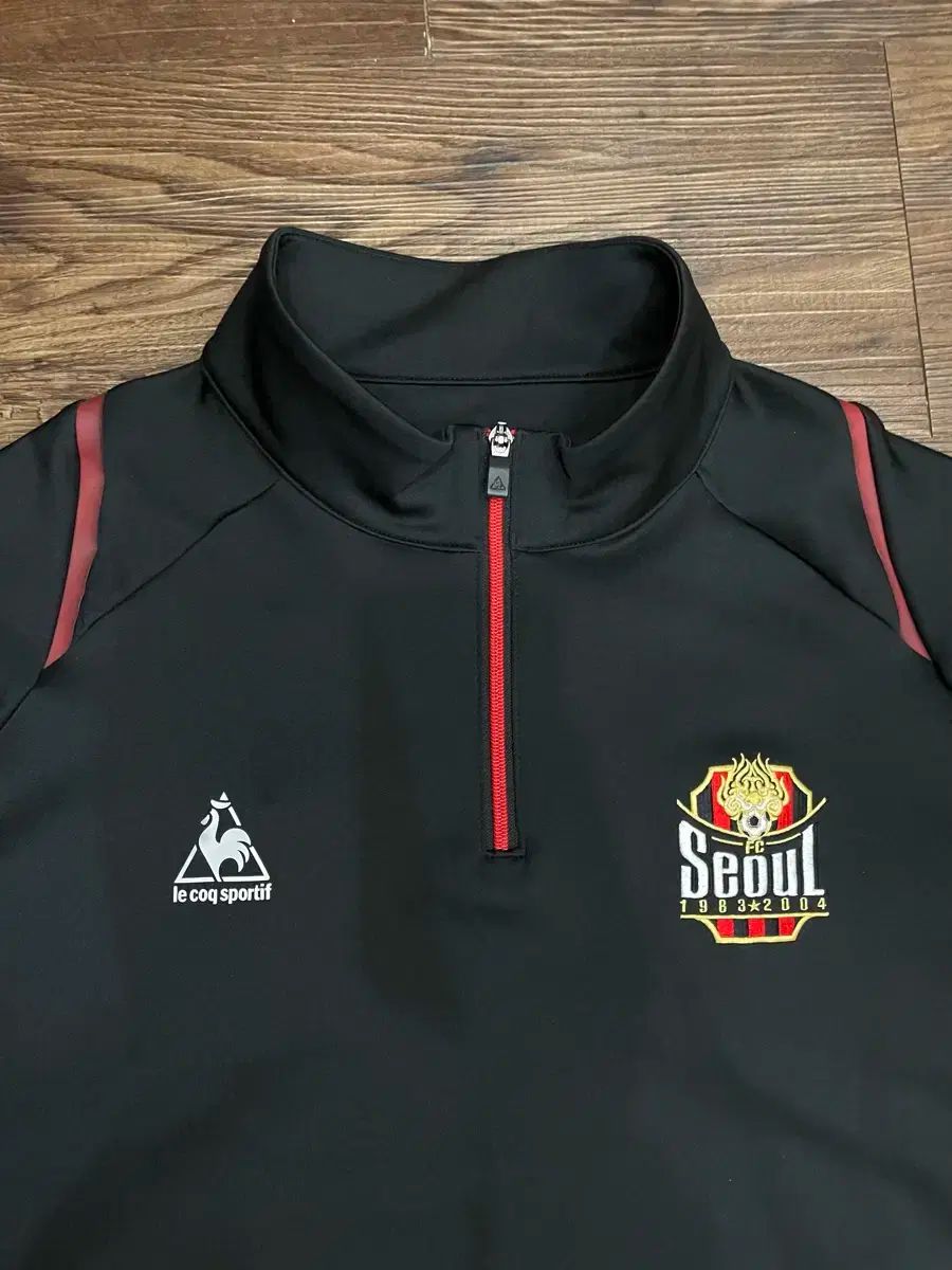 le coq sportif FC SEOUL ハーフジップ トラックジャージ トレーニングウエア トップス ブラック