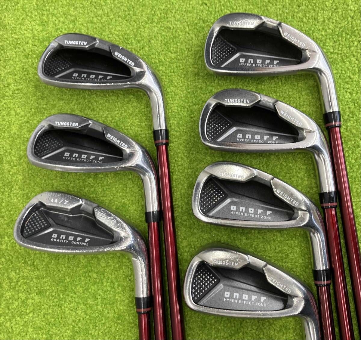 グローブライド ONOFF 2012 アイアンセット 4～9 P 7本セット ONOFF SMOOTH KICK MP-5121 フレックスR