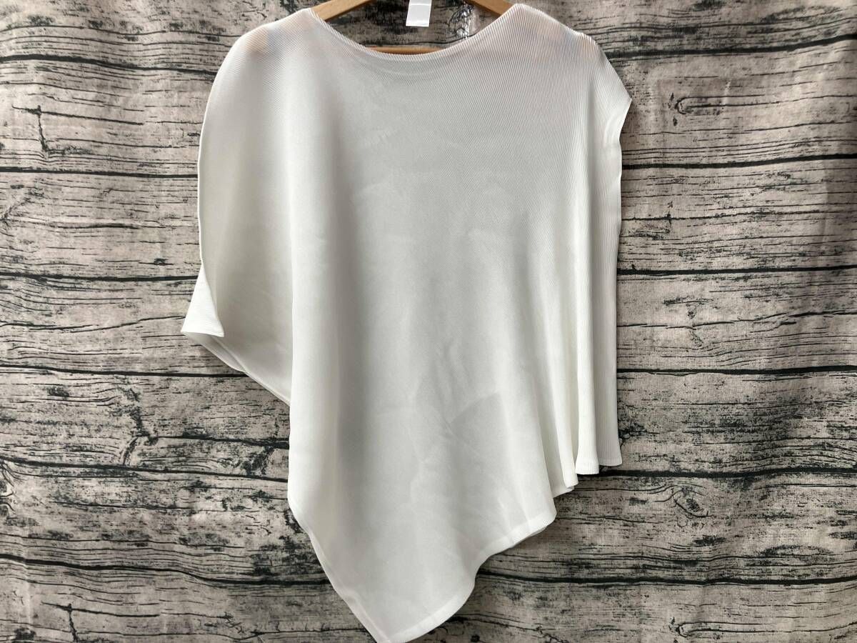 PLEATS PLEASE プリーツプリーズ 半袖シャツ ブラウス サイズ3 ホワイト