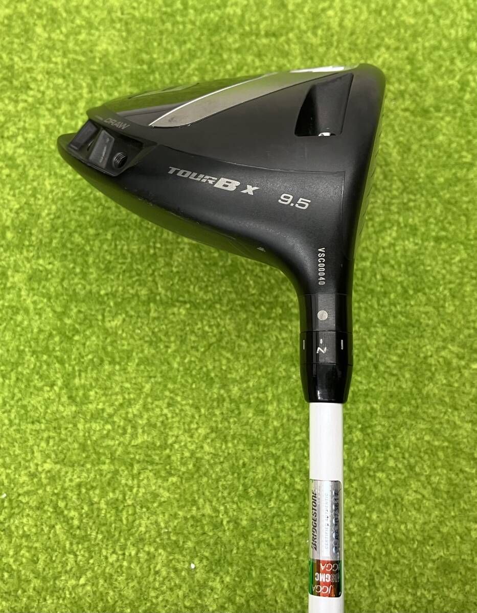 ブリヂストン TOUR B X ドライバー 9 5° FUBUKI AT 60 5 ct フレックスS