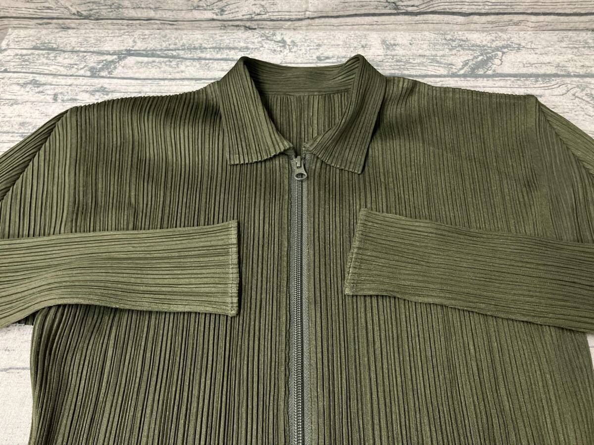 PLEATS PLEASE プリーツプリーズ PP71-JD359 グリーン 長袖シャツ