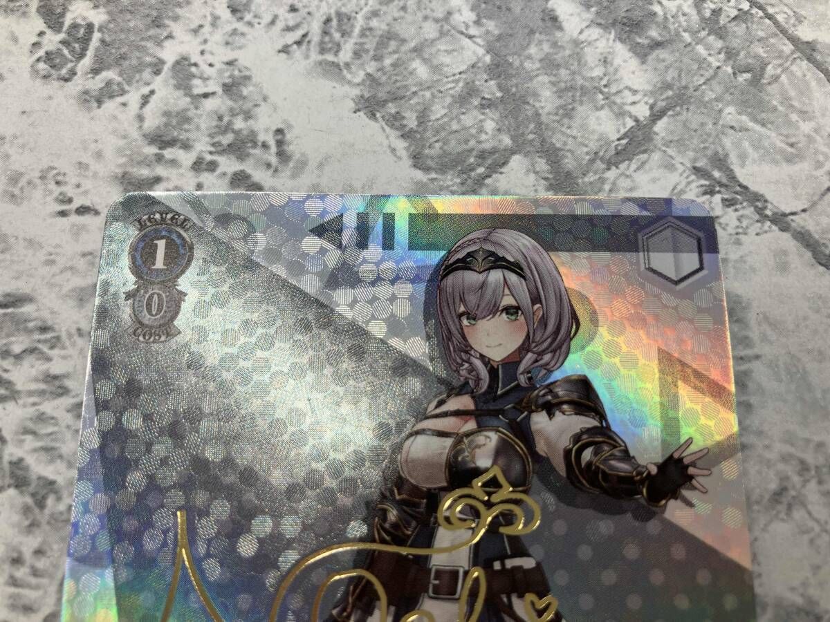 PSA10 未来へと踏み出す一歩 白銀ノエル サイン SP ホロライブ