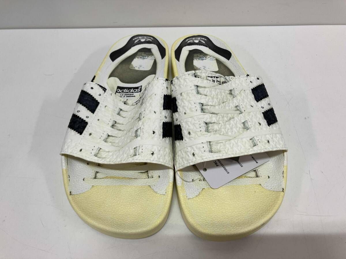 adidas FW 6093 Superstar アディダス サンダル オフホワイト 26.5 cm 箱あり 転写