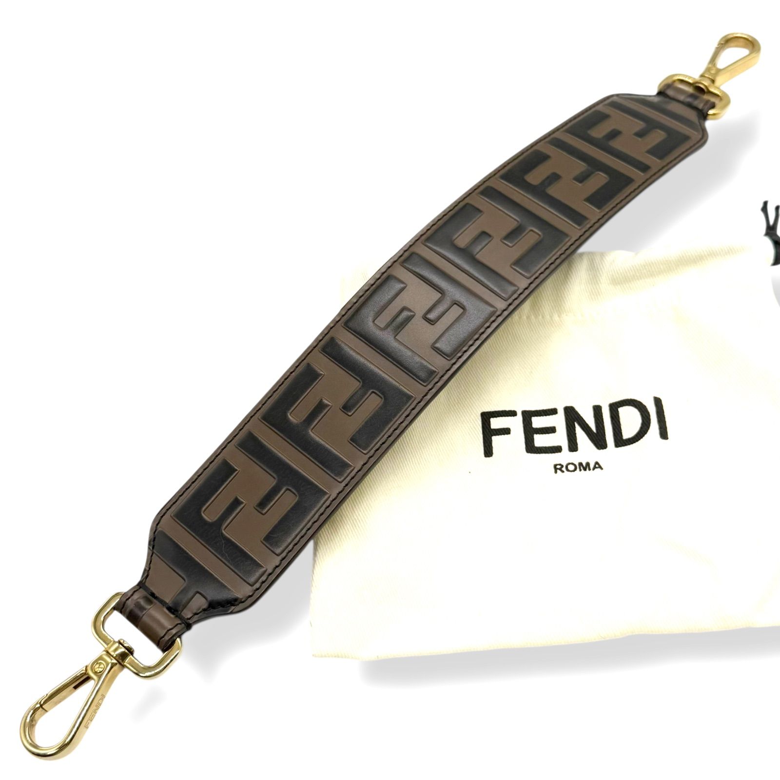 フェンディ ミニストラップユー ズッカ ショルダーストラップ de9