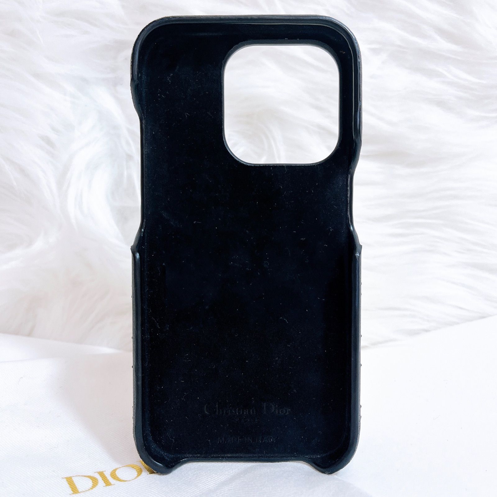 ✨未使用級✨Dior LADY DIOR iPhone15proケース 羊革 - メルカリ