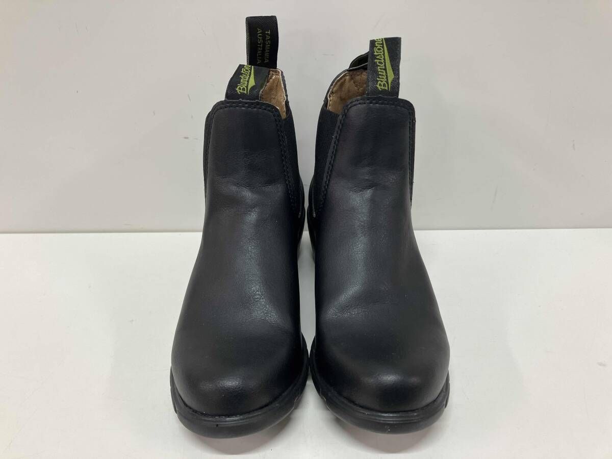 BLUNDSTONE ブランドストーン BS1671009 サイドゴアブーツ ヒール ショートブーツ ブラック UK4