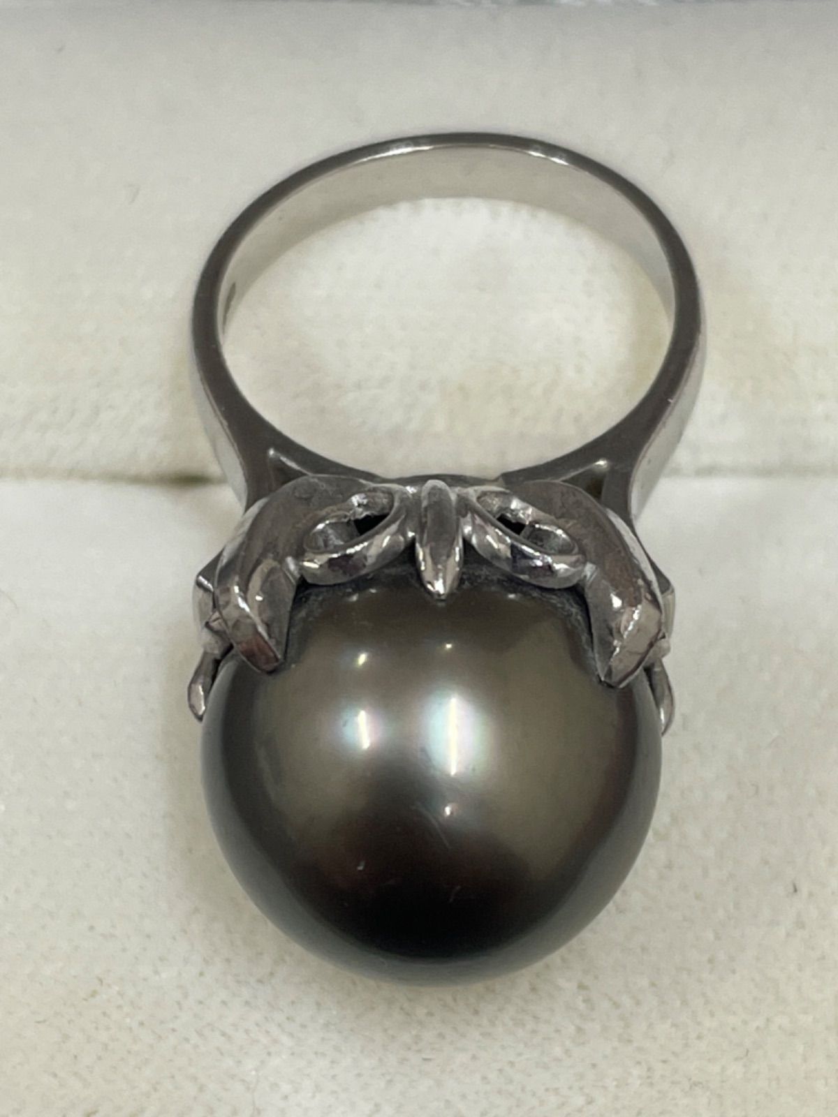 タヒチ南洋ブラックパール pt900リング 12号 楽天市場】タサキ 田崎