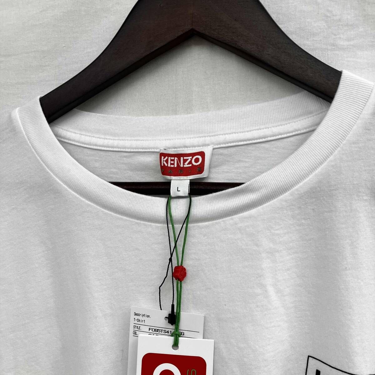 KENZO ケンゾー 半袖Tシャツ ホワイト FO65TS4144SG サイズ L 定価28 600