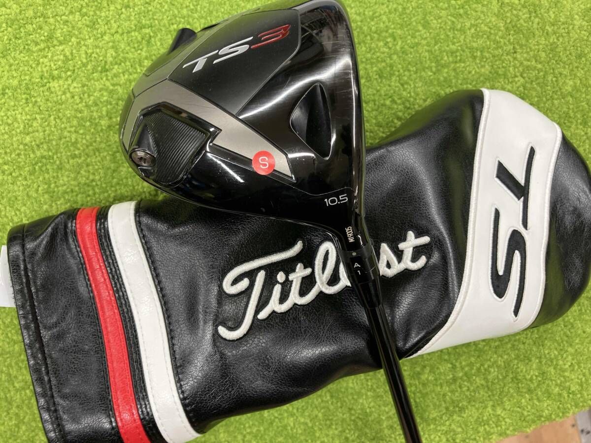 タイトリスト TITLEIST TS3 ドライバー 10.5度 TOUR AD 60 フレックスS ヘッドカバー付き