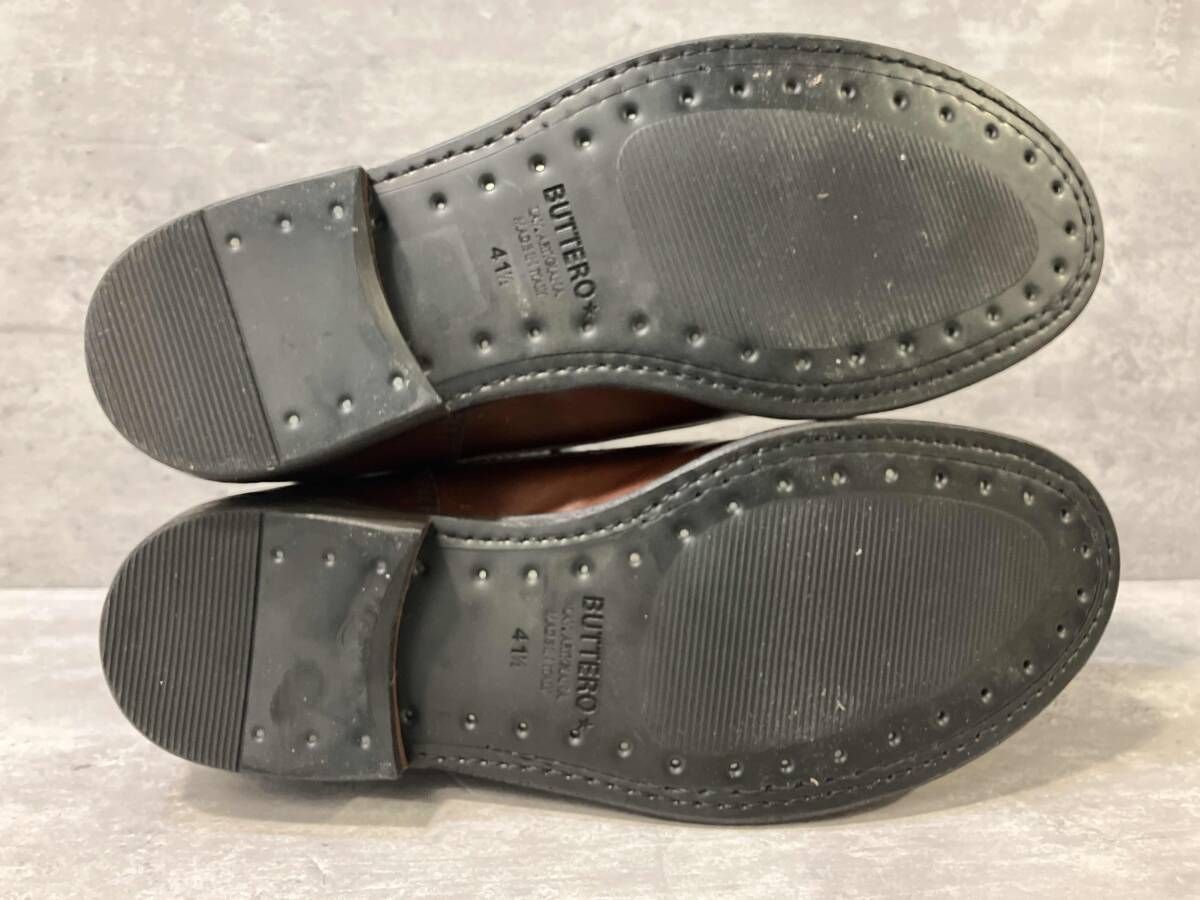  BUTTERO B 4420 lace up boots レースアップブーツ サイズ41 1 2 箱有り ブラウン ブッテロ その他 靴
