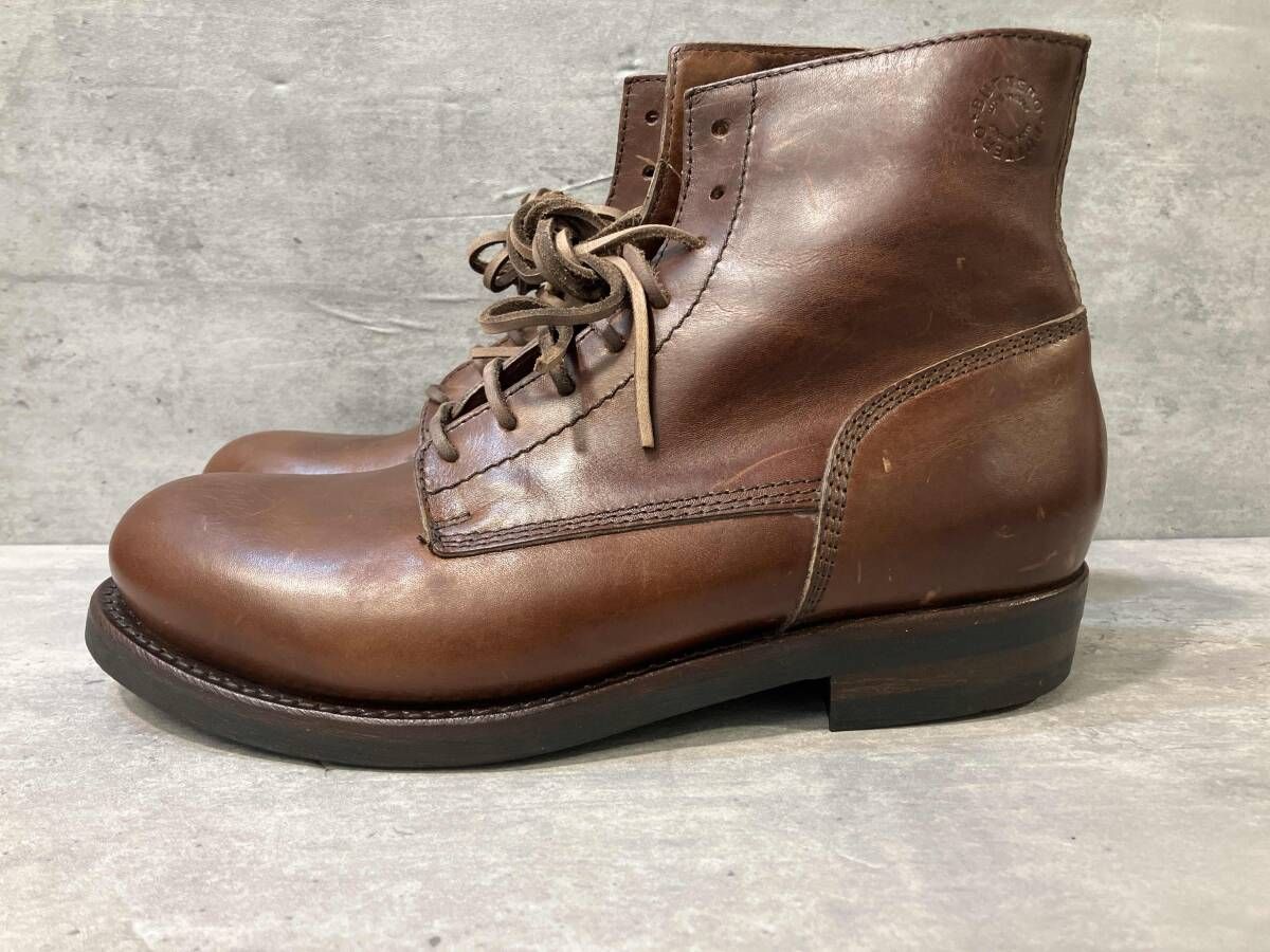 BUTTERO B 4420 lace up boots レースアップブーツ サイズ41 1 2 箱有り ブラウン ブッテロ