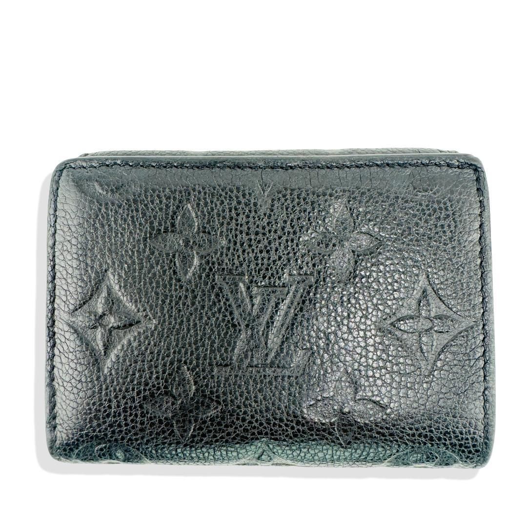 現行 ルイヴィトン ポルトフォイユ メティス コンパクト 折り財布 黒