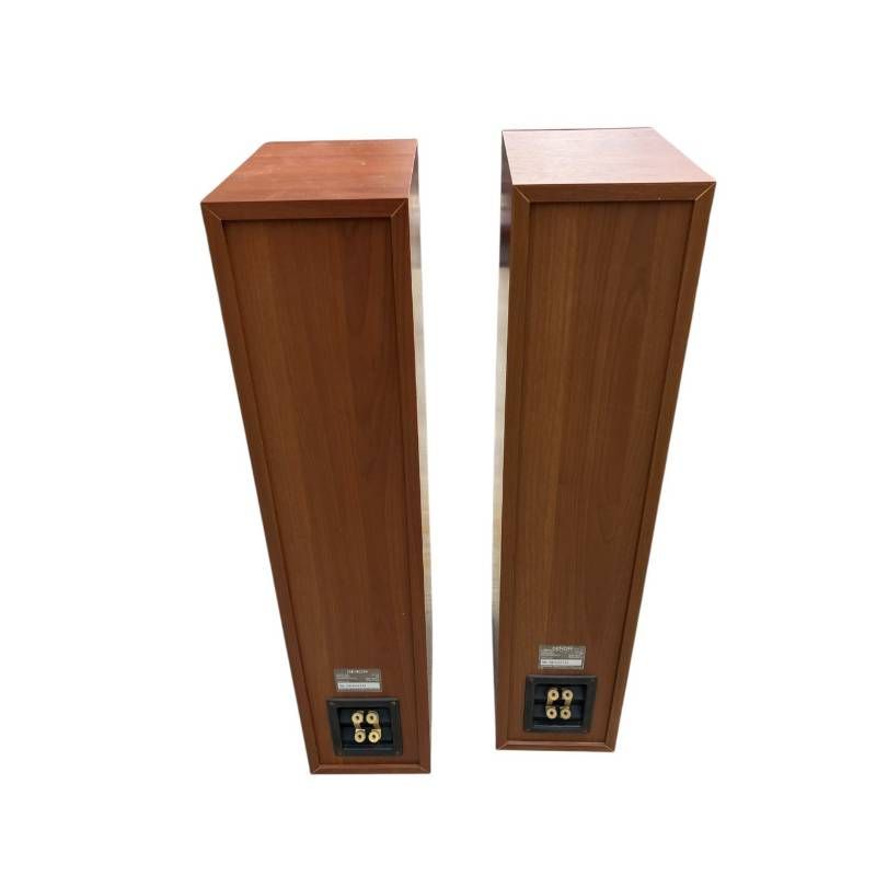  DENON デノン SC-T 33 トールボーイスピーカー ペア 木目 ウッドスピーカー 動作品 スピーカースタンド スピーカー ウーファー